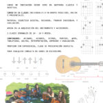 Curso de Iniciación en Guitarra Clásica y Acústica