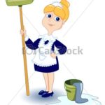 Chica sería busca trabajo en limpieza