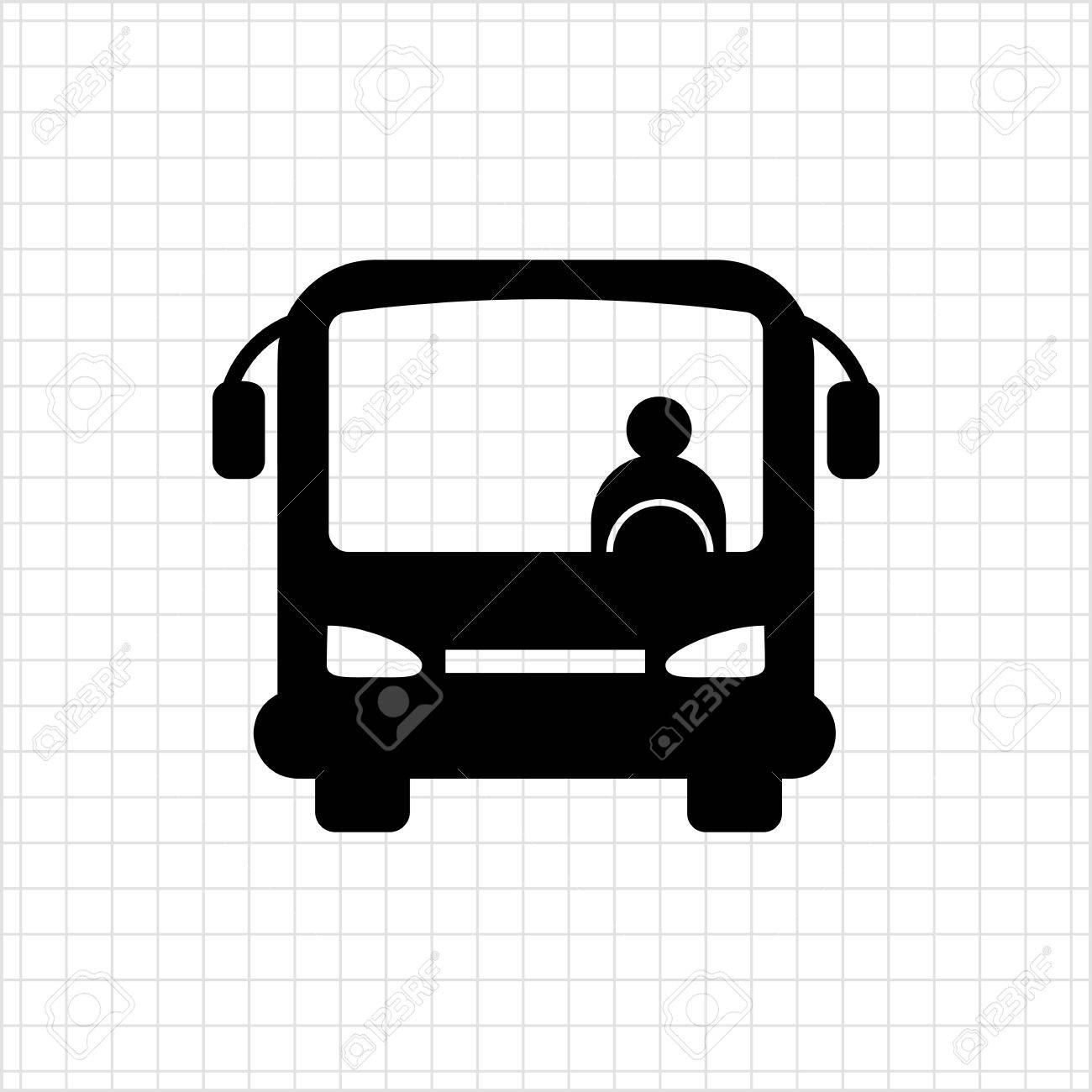 Значок водителя автобуса