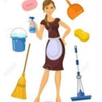 Chica para trabajos de limpieza y canguro